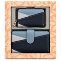 SET CARTERA Y MONEDERO AZUL