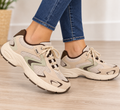 DEPORTIVO MUSTANG BEIGE/MARRÓN
