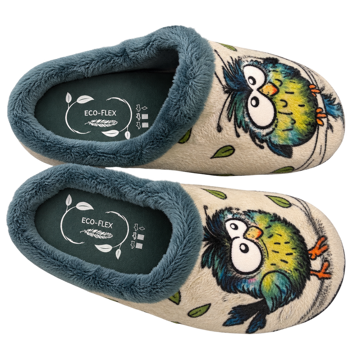 PANTUFLA ECOFLEX BÚHOS