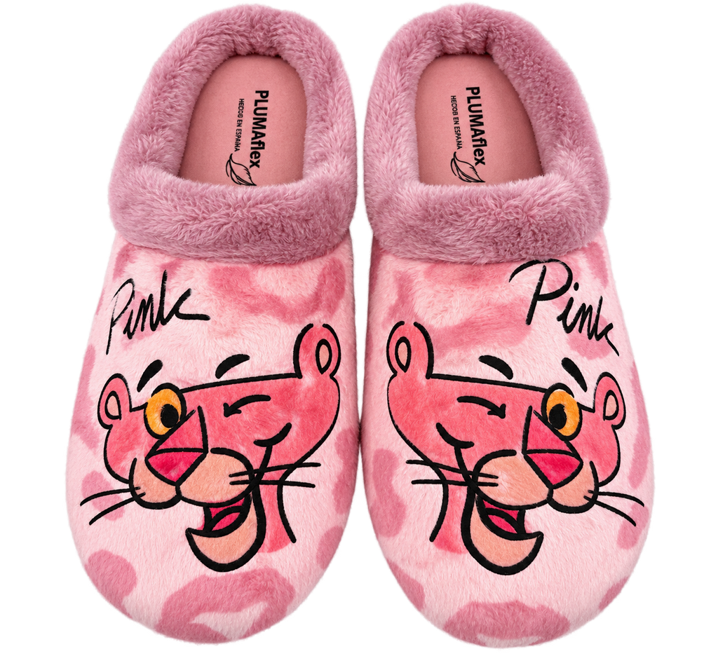 PANTUFLA PANTERA ROSA PLUMAFLEX
