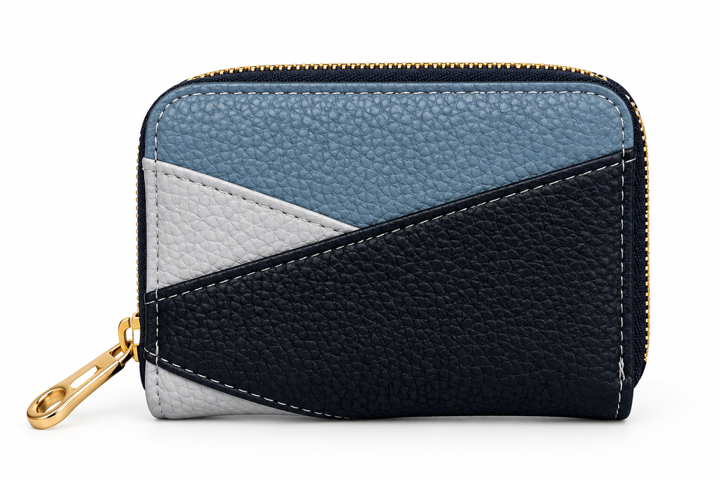 SET CARTERA Y MONEDERO AZUL