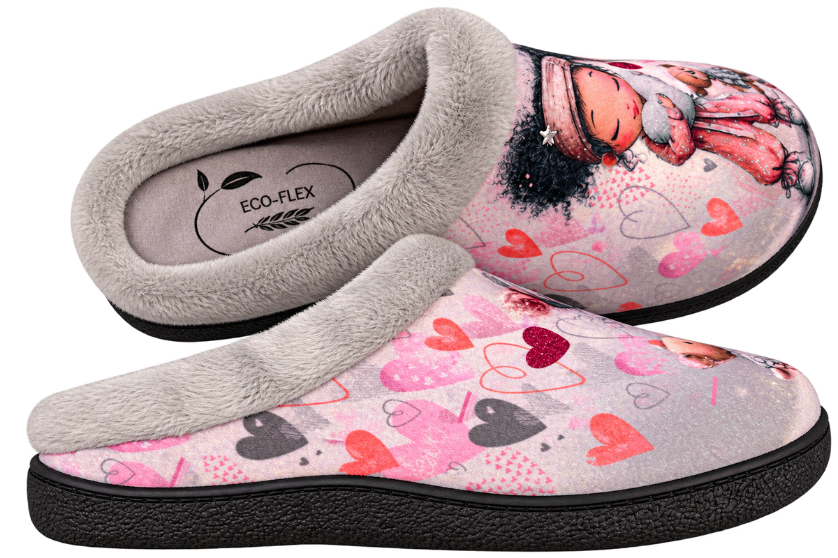 PANTUFLA ECOFLEX NIÑA CORAZÓN