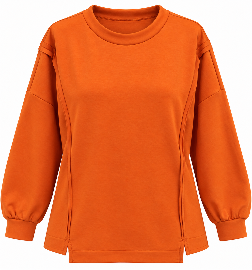SUDADERA NARANJA