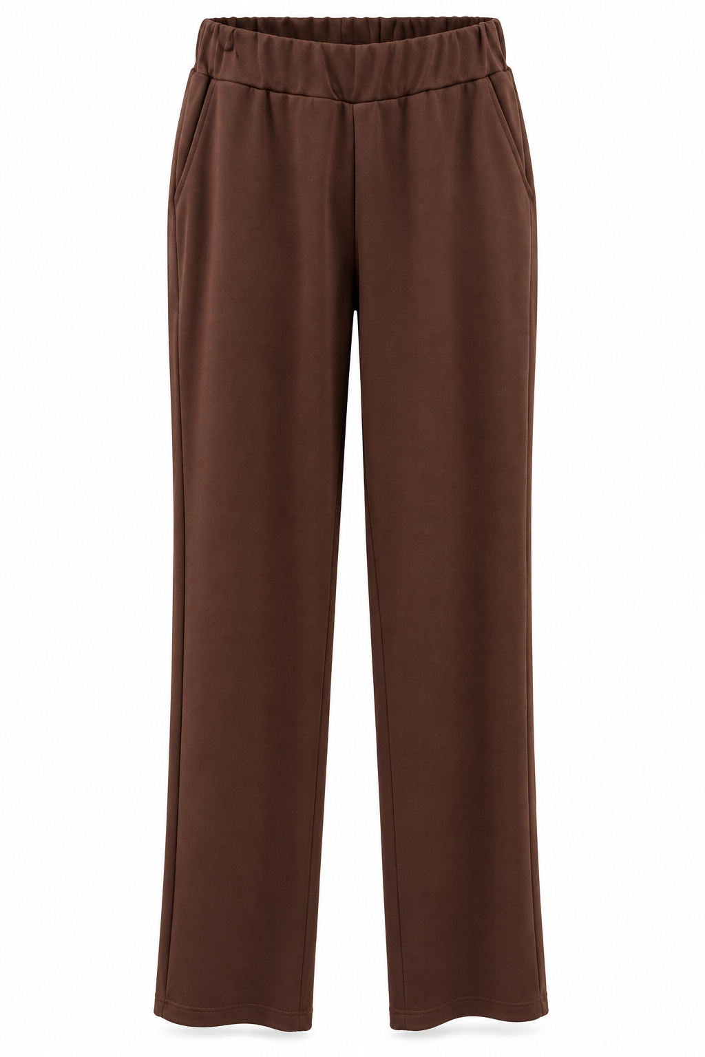 PANTALÓN ELÁSTICO CINTURA MARRÓN