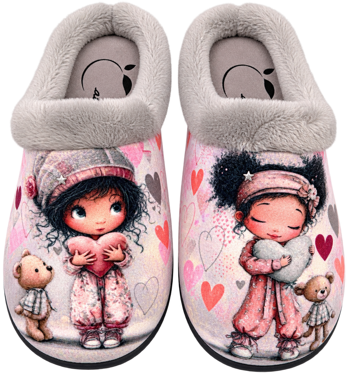 PANTUFLA ECOFLEX NIÑA CORAZÓN