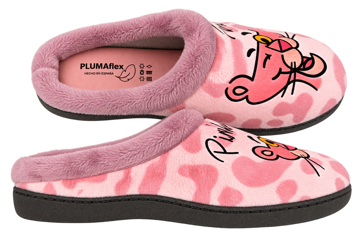 PANTUFLA PANTERA ROSA PLUMAFLEX