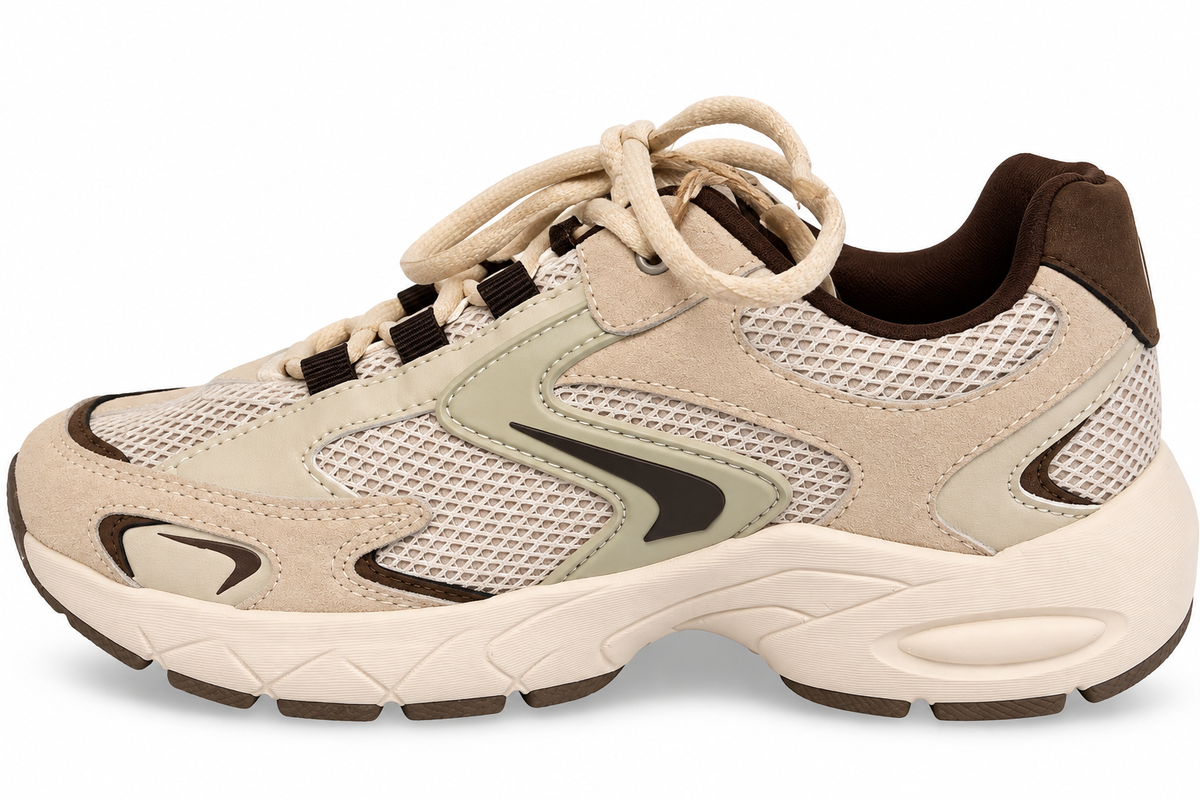 DEPORTIVO MUSTANG BEIGE/MARRÓN