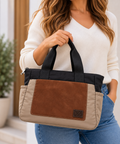 BOLSO MANO O BANDOLERA NEGRO, MARRÓN, BEIGE