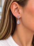PENDIENTES PLATA LÁGRIMA CIRCONITA
